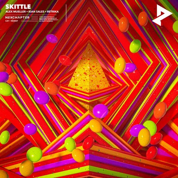 Retrika, Alex Mueller, & Kian Sales — Skittle cover artwork