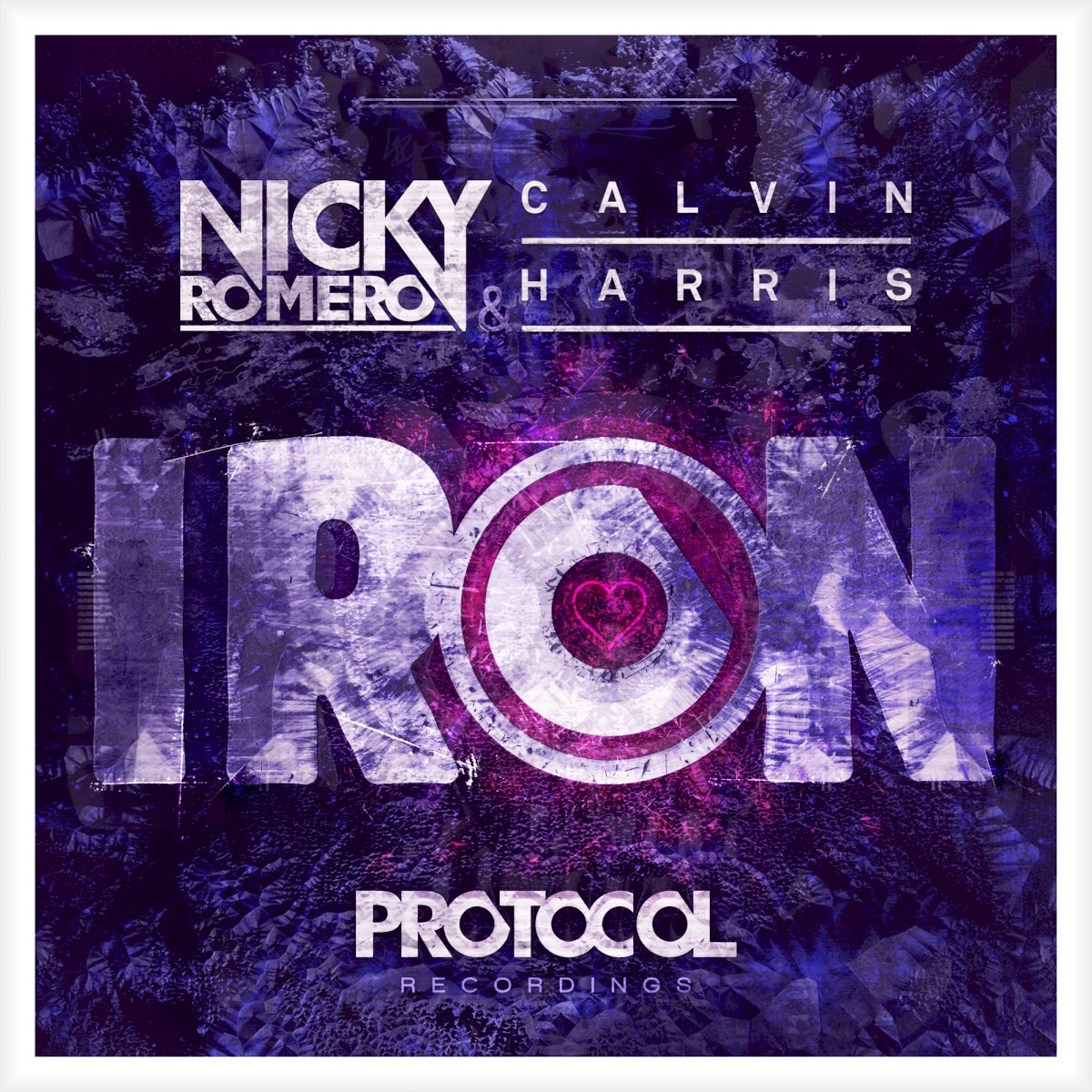 Nicky Romero & Calvin Harris — Iron cover artwork