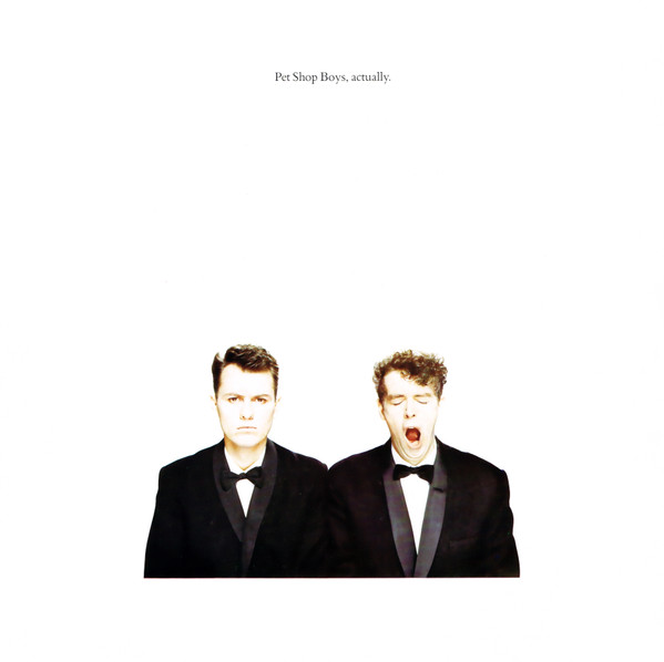 Pet Shop Boys — Actually cover artwork
