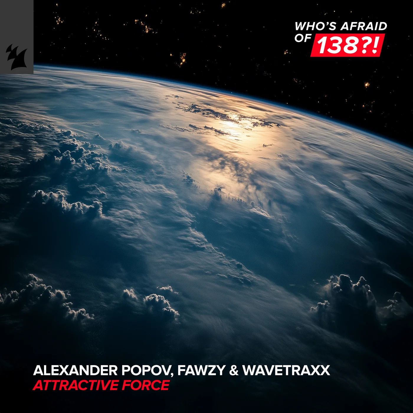 Alexander Popov, FAWZY, & Wavetraxx — Attractive Force cover artwork