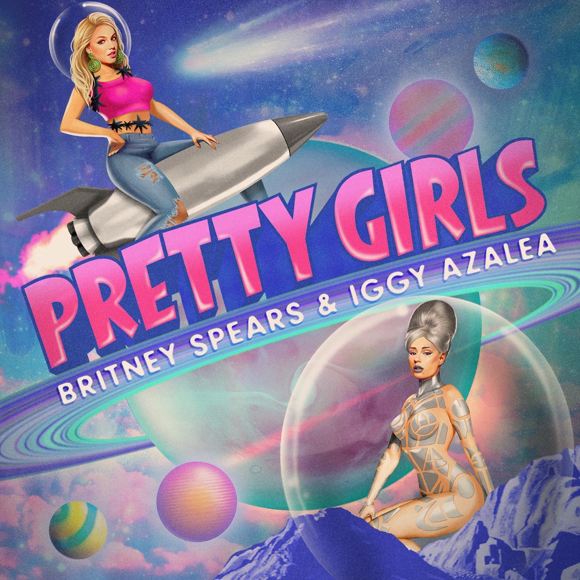 Britney Spears & Iggy Azalea — Pretty Girls cover artwork