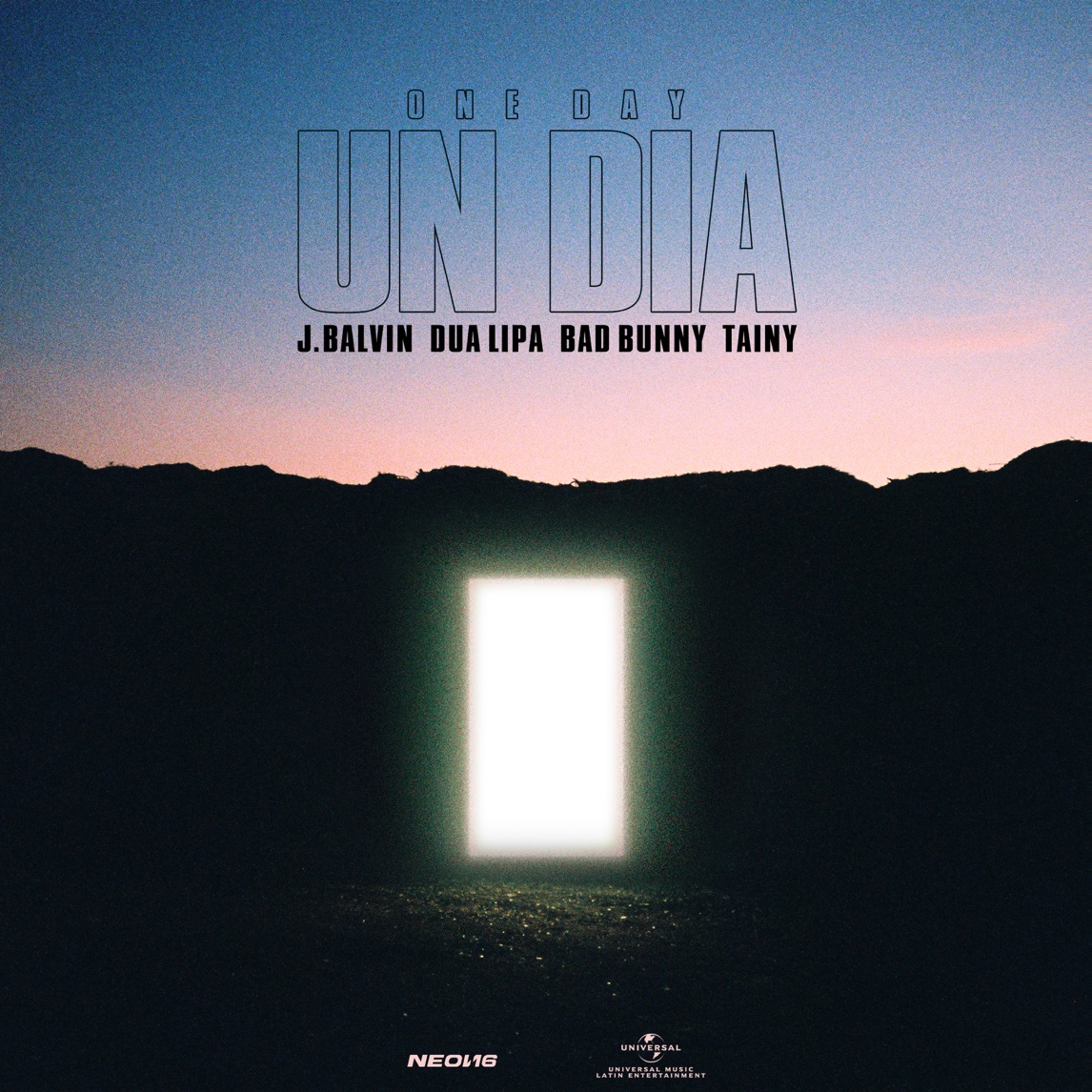 J Balvin, Dua Lipa, & Bad Bunny featuring Tainy — UN DIA (ONE DAY) cover artwork