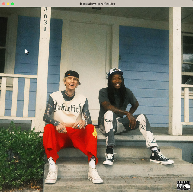 mgk & Wiz Khalifa — passport cover artwork
