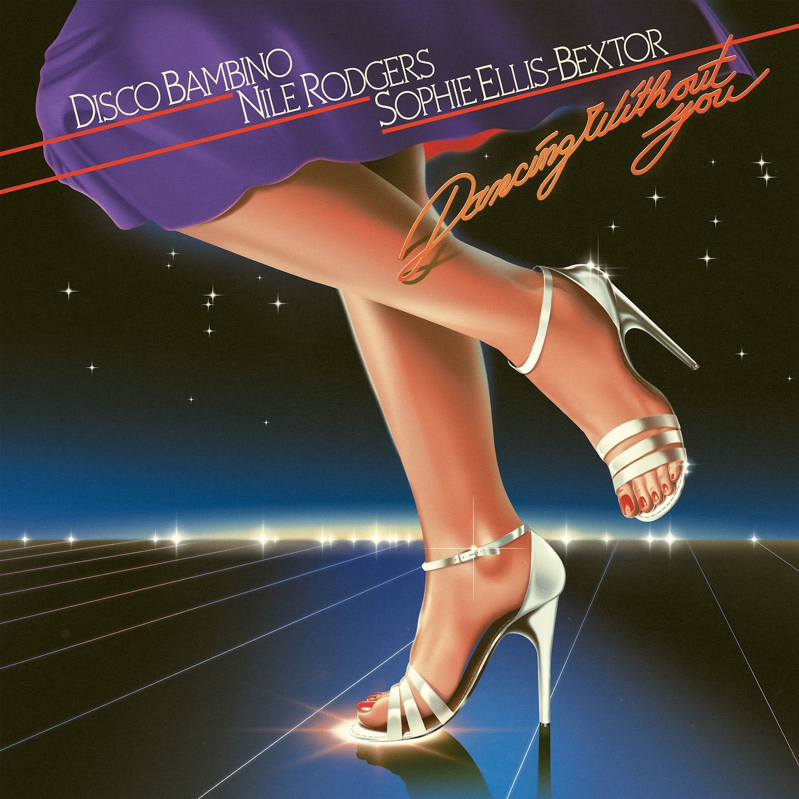 Disco Bambino featuring Sophie Ellis-Bextor & Nile Rodgers — Dancing Without You cover artwork