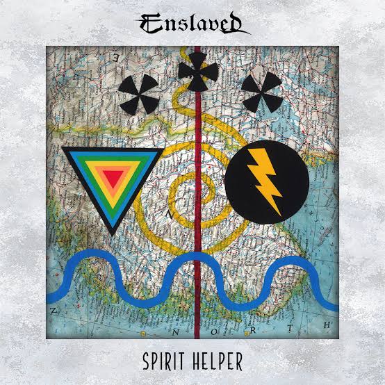 Enslaved featuring Kevin Kicking Woman — Spirit Helper cover artwork