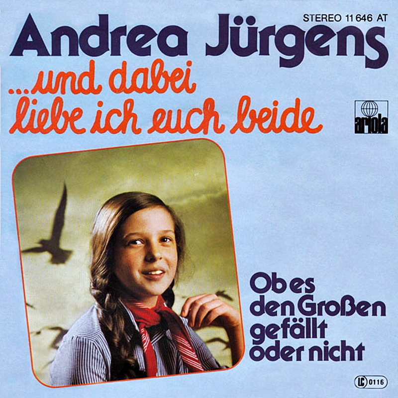 Andrea Jürgens — Und dabei liebe ich euch beide cover artwork