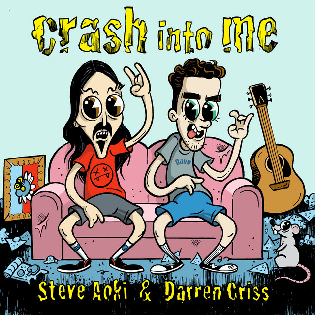 Steve Aoki & Darren Criss Crash Into Me cover artwork