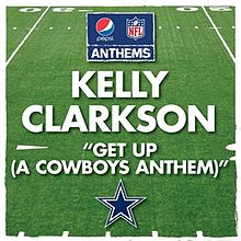 Kelly Clarkson Get Up (A Cowboys Anthem) cover artwork