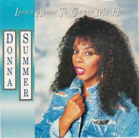 Donna Summer — Love&#039;s About To Change My Heart cover artwork