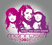 Monrose What You Don&#039;t Know cover artwork