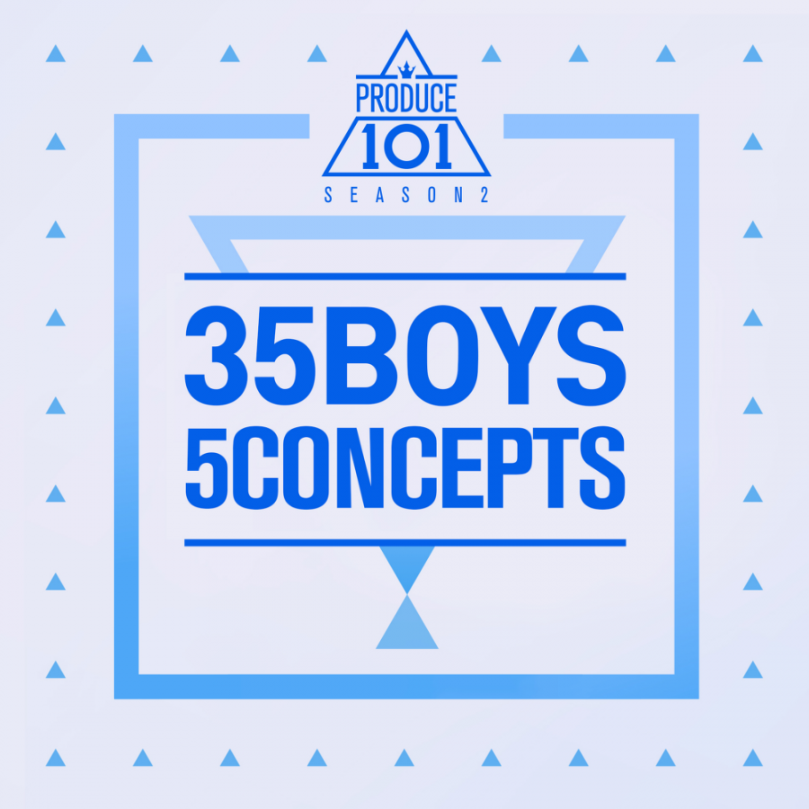 Boys Under The Moon Produce 101 - 35 Boys 5 Concepts cover artwork