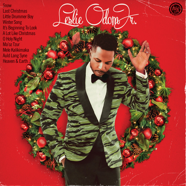 Leslie Odom, Jr. The Christmas Album cover artwork