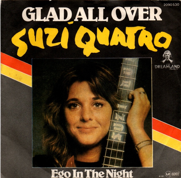 Suzi Quatro — Glad All Over cover artwork