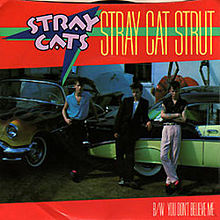Stray Cats Stray Cat Strut cover artwork