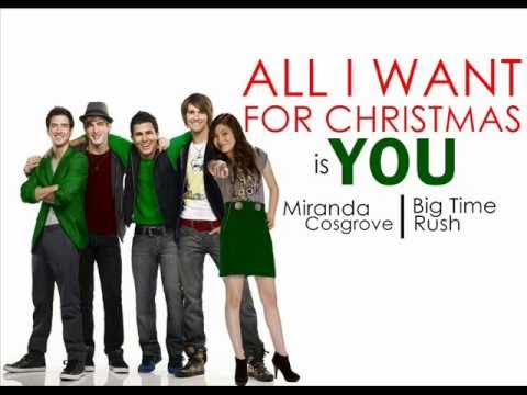 Big Time Rush & Miranda Cosgrove — All I Want For Christmas Is You cover artwork