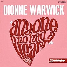 Dionne Warwick Anyway Who Had A Heart cover artwork