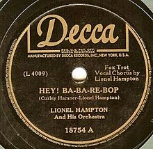 Lionel Hampton — Hey! Ba-Ba-Re-Bop cover artwork