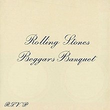 The Rolling Stones Beggars Banquet cover artwork