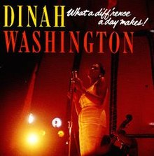 Dinah Washington — What a Diff&#039;rence a Day Makes cover artwork