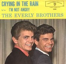 The Everly Brothers Crying in the Rain cover artwork