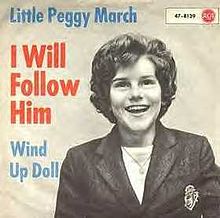 Little Peggy March I Will Follow Him cover artwork