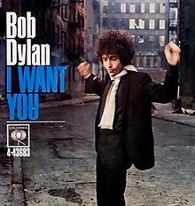 Bob Dylan I Want You cover artwork