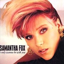 Samantha Fox I Only Wanna Be With You cover artwork