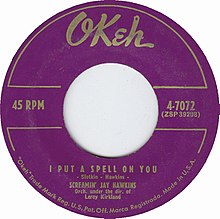 Screamin&#039; Jay Hawkins — I Put a Spell on You cover artwork