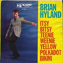 Brian Hyland — Itsy Bitsy Teenie Weenie Yellow Polkadot Bikini cover artwork