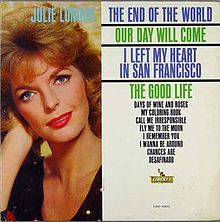 Julie London The End Of The World cover artwork