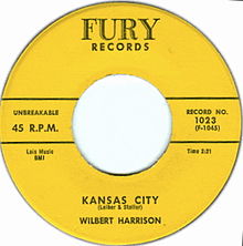 Wilbert Harrison — Kansas City cover artwork