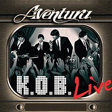 Aventura K.O.B. Live cover artwork