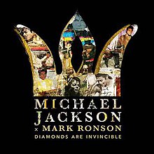 Michael Jackson & Mark Ronson Diamonds Are Invincible cover artwork
