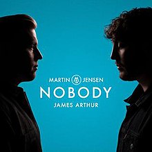 James Arthur ft. featuring Martin Jensen Nobody cover artwork