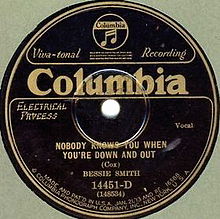 Bessie Smith — Nobody Knows You When You&#039;re Down and Out cover artwork