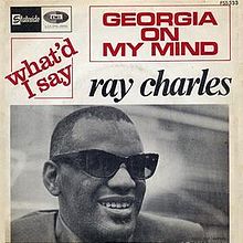 Ray Charles Georgia on My Mind cover artwork