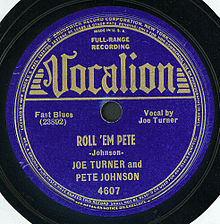 Big Joe Turner & Pete Johnson — Roll &#039;Em Pete cover artwork