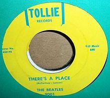 The Beatles — There&#039;s A Place cover artwork
