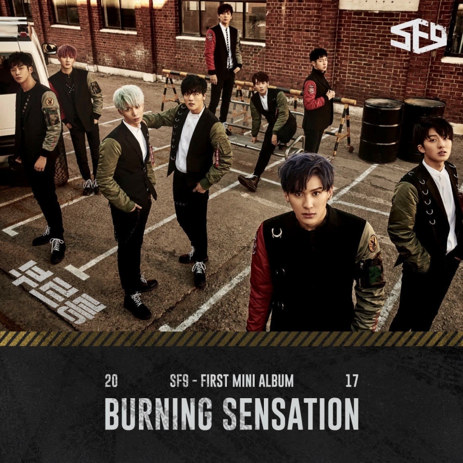 SF9 Burning Sensation cover artwork
