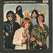 The Rolling Stones Jumpin&#039; Jack Flash cover artwork