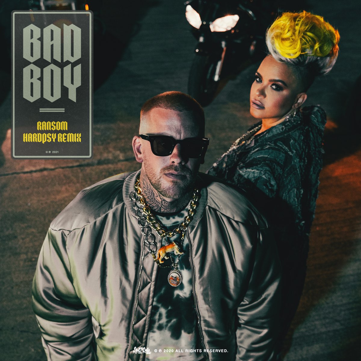 Jebroer & Eva Simons — Bad Boy (Ransom Hard Psy Remix) cover artwork