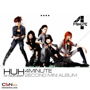 4Minute HuH (Hit Your Heart) cover artwork