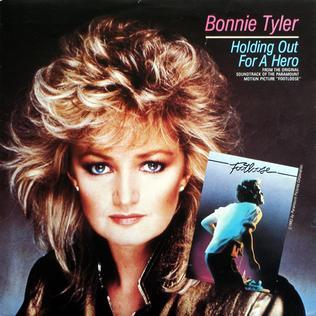 Bonnie Tyler Holding Out For a Hero cover artwork