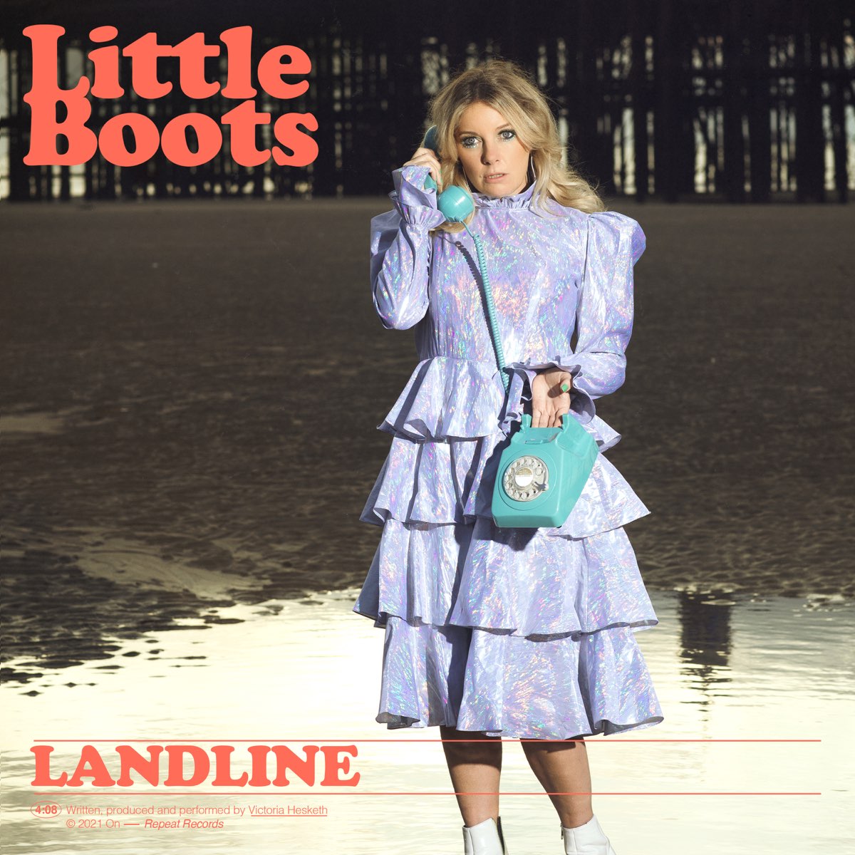 Little Boots — Landline cover artwork