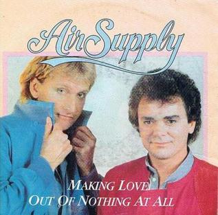 Air Supply Making Love Out of Nothing at All cover artwork