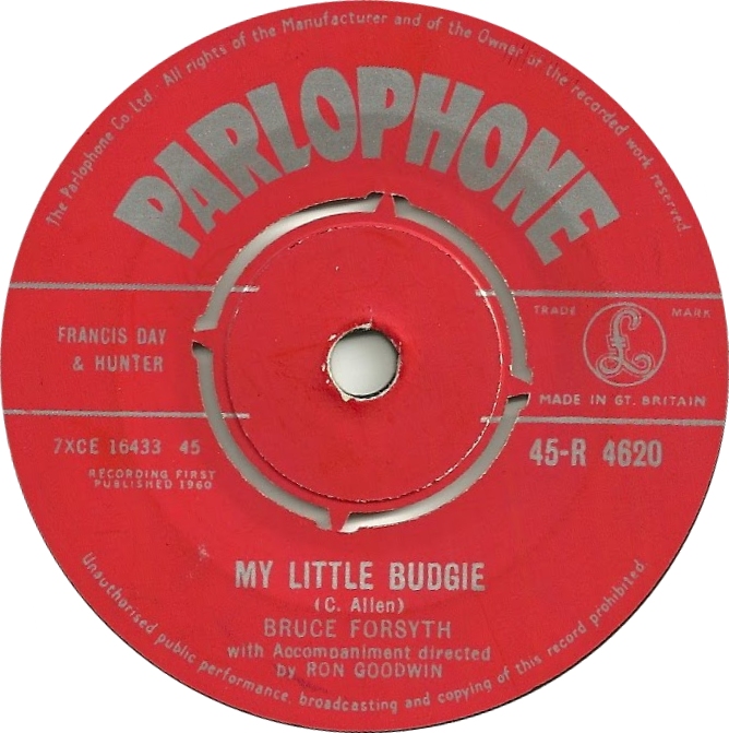 Bruce Forsyth — My Little Budgie cover artwork