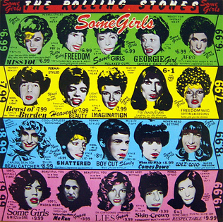 The Rolling Stones Some Girls cover artwork
