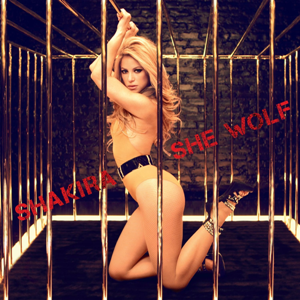 Shakira She Wolf cover artwork