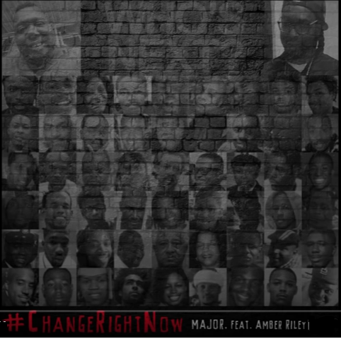 MAJOR featuring Amber Riley — #ChangeRightNow cover artwork