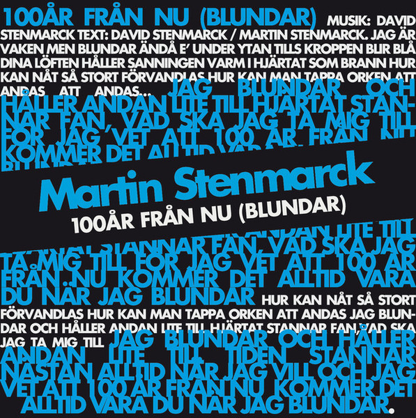 Martin Stenmarck — 100 år från nu (blundar) cover artwork